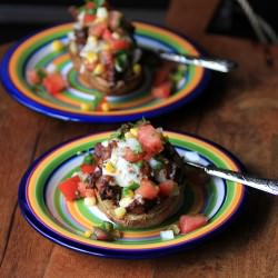 Chicken Mole Potato Skins