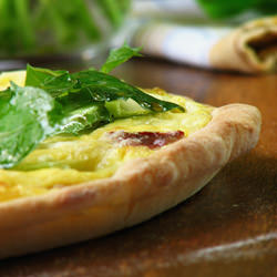 Four Cheese and Dandelion Pizza