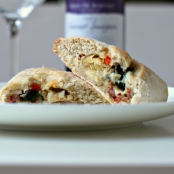 Sausage and Artichoke Calzones