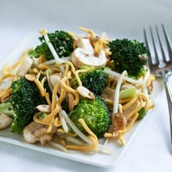 Broccoli Mushroom Salad