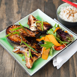 Teriyaki Salmon Collar or Fillets