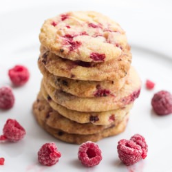 Raspberry-White Chocolate Cookies