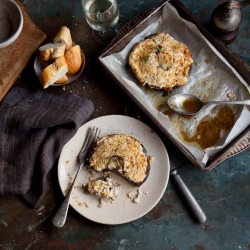 Stuffed Black Mushrooms
