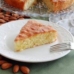 French Almond Green Tea Cake
