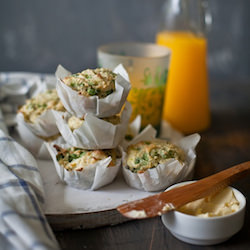 Savory Quinoa Breakfast Muffins