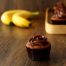 Roasted Banana Cupcakes