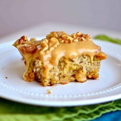 Caramel Banana Cake