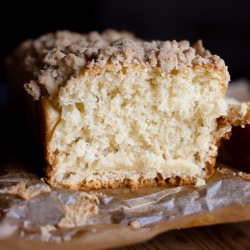 Sweet Yeast Rhubarb Cake