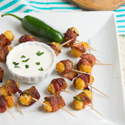 Bacon Wrapped Tater Tots