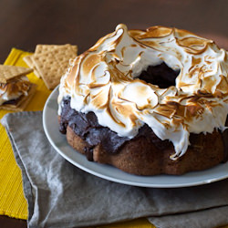 S’mores Bundt Cake