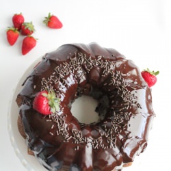 Strawberry and Orange Bundt Cake