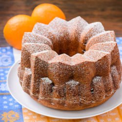 Orange Blueberry Yogurt Cake