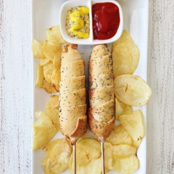 Baked Whole Wheat Corn Dogs