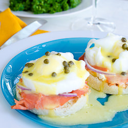 Smoked Salmon Eggs Benedict