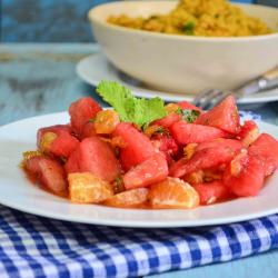Watermelon Orange Salad
