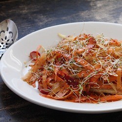 Shaved Carrot Salad with Ginger