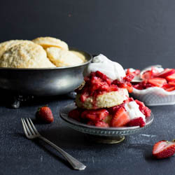 Lemon Strawberry Shortcakes