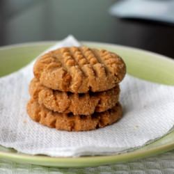 Sparkly Peanut Butter Cookies