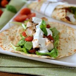Tortilla with Grilled Chicken