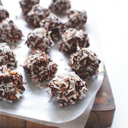 Chocolate Coconut Granola Bites
