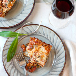 Ramp and Sausage Lasagna