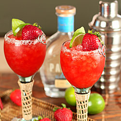 Strawberry Basil Margarita