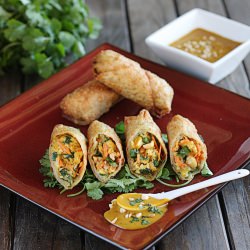 Thai Peanut Egg Rolls