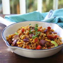 Bacon and Shrimp Jambalaya