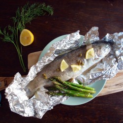 Grilled Trout with Asparagus