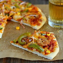 Chicken, Peppers and Onion Pizza