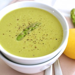 Skinny Cream of Asparagus Soup