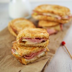 Grilled Ham, Cheese & Pear Sandwich