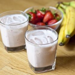 Strawberry Banana Milk
