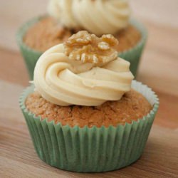 Coffee Walnut Cupcakes