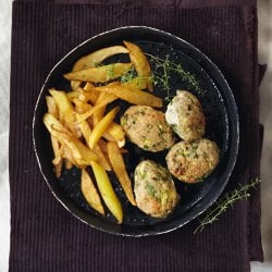 Greek Spicy Mixed Poultry Burgers