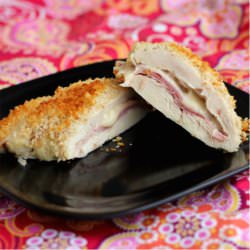 Healthier Chicken Cordon Bleu