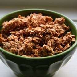 Fat-Free Applesauce Granola