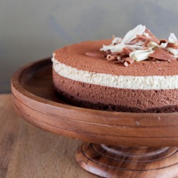 Chocolate and White Coffee Mousse