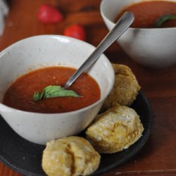 Strawberry Tomato Basil Soup