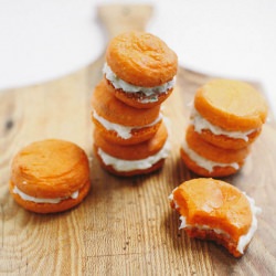 Mango Macarons with Coconut-Lime