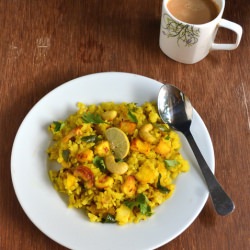 Paneer Kanda Poha