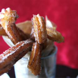 Cinnamon Churros with Chocolate