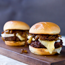 Sliders with Beer-Glazed Onions
