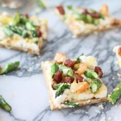 Ricotta Pizza with Crispy Pancetta