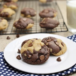 Chocolate & PB Swirl Cookies
