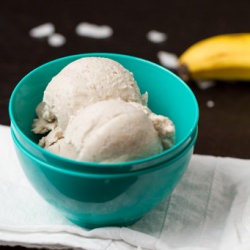 Roasted Banana Coconut Ice Cream