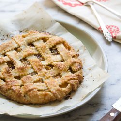 Apricot Sage Hazelnut Galette