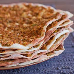 Lahmacun or Turkish Meat Pies