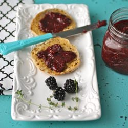 Blackberry Thyme Chia Seed Jam