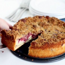 Raspberry Almond Coffee Cake